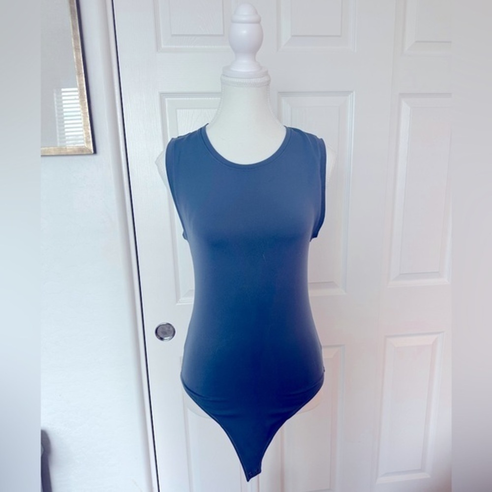 A&F Soft Collection Blue Body Suit - M